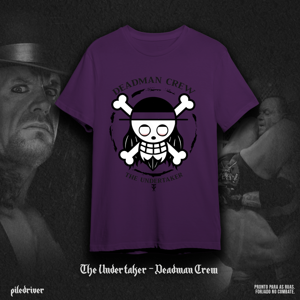 Nome do produto: Camiseta The Undertaker: Deadman Crew - Roxa