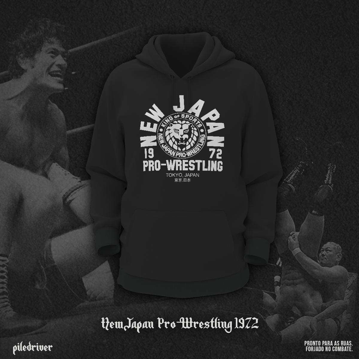 Nome do produto: Moletom New Japan Pro-Wrestling 1972