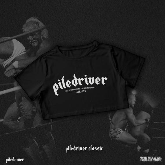 Cropped Piledriver Classic - Preto