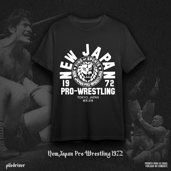 Camiseta New  Japan  Pro-Wrestling 1972