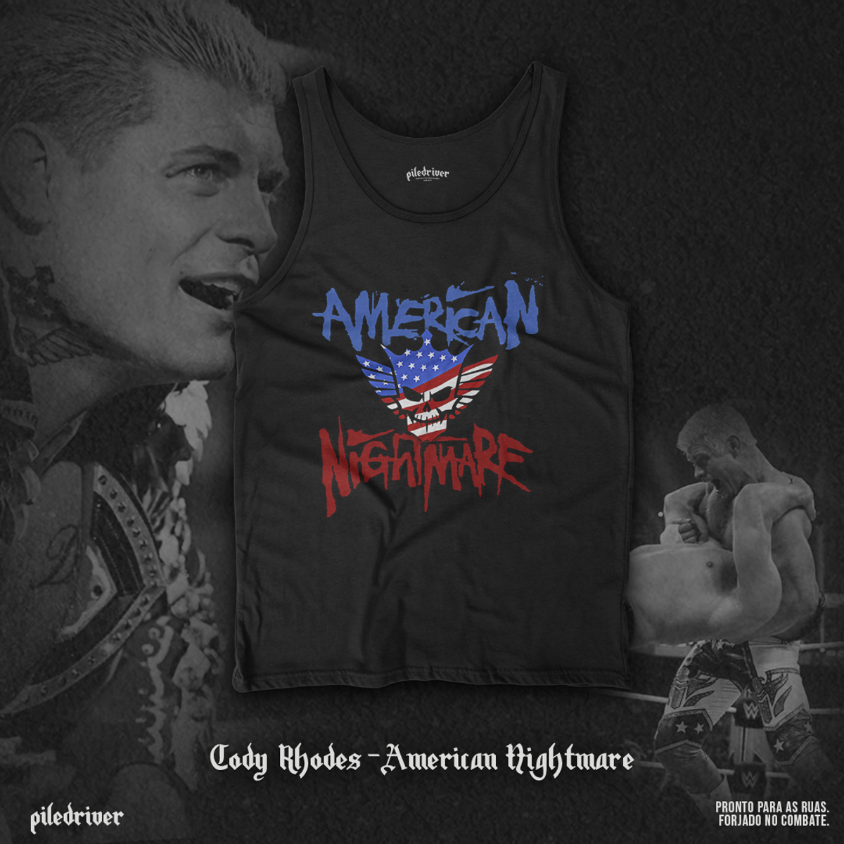 Nome do produto: Regata Cody Rhodes - American Nightmare