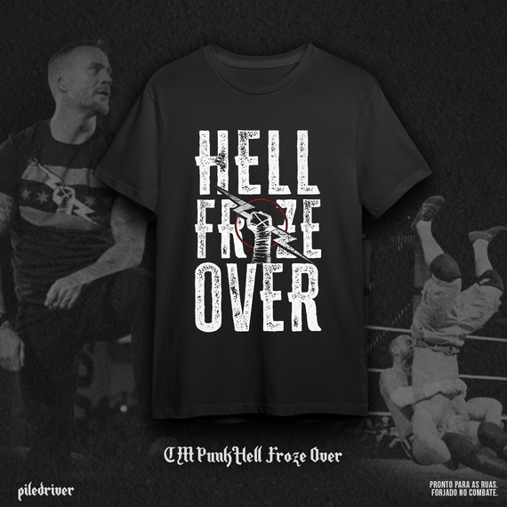 Camiseta Infantil CM Punk - Hell Froze Over