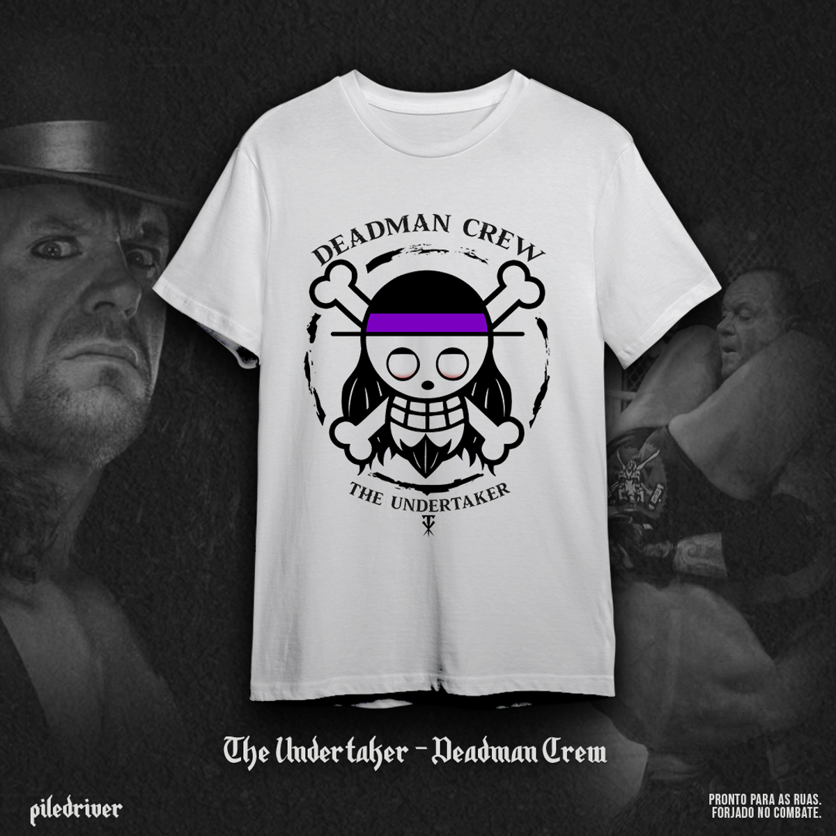 Nome do produto: Camiseta The Undertaker: Deadman Crew - Branca