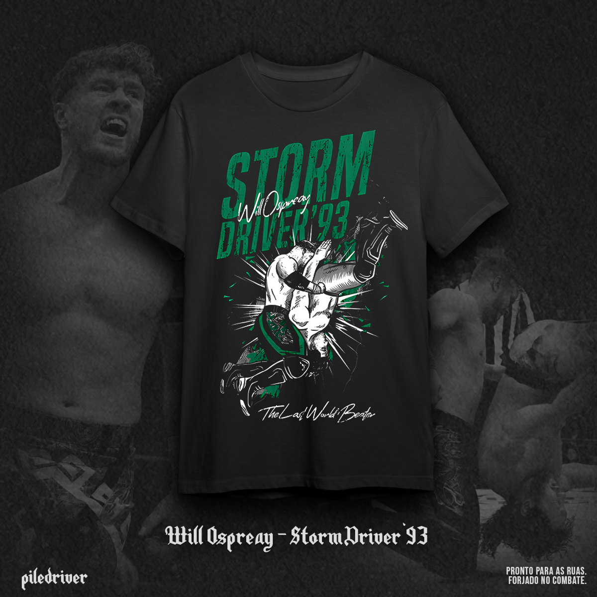 Nome do produto: Camiseta Will Ospreay - Storm Driver’93