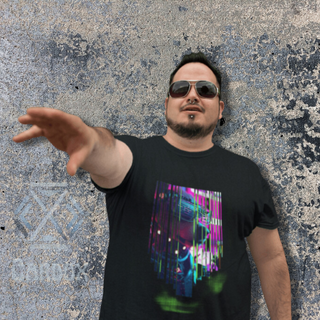 CAMISETA PRIME PLUS SIZE CACHORRO CYBERPUNK ALTO PADRÃO TOP DE LINHA