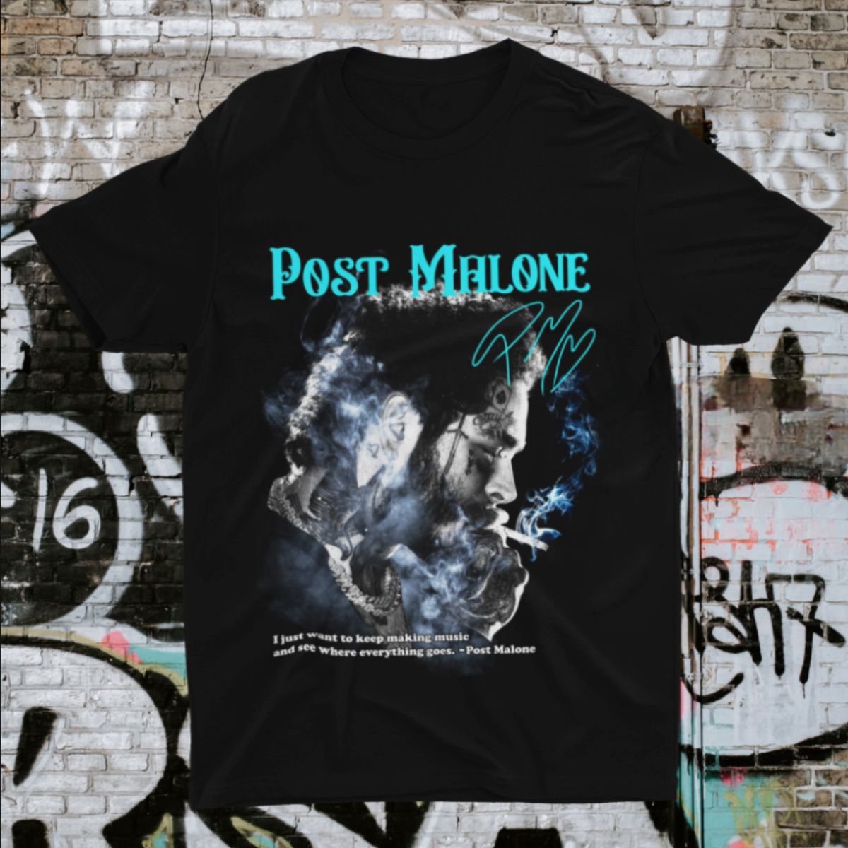 Nome do produto: Camiseta Post Malone