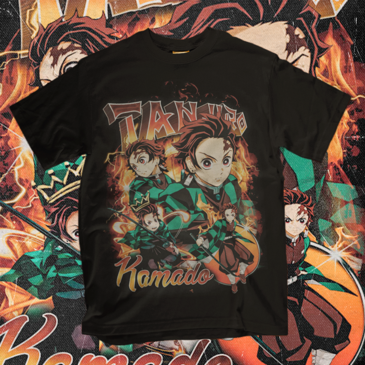 Nome do produto: Camiseta Tanjirō Kamado (Demon Slayer)