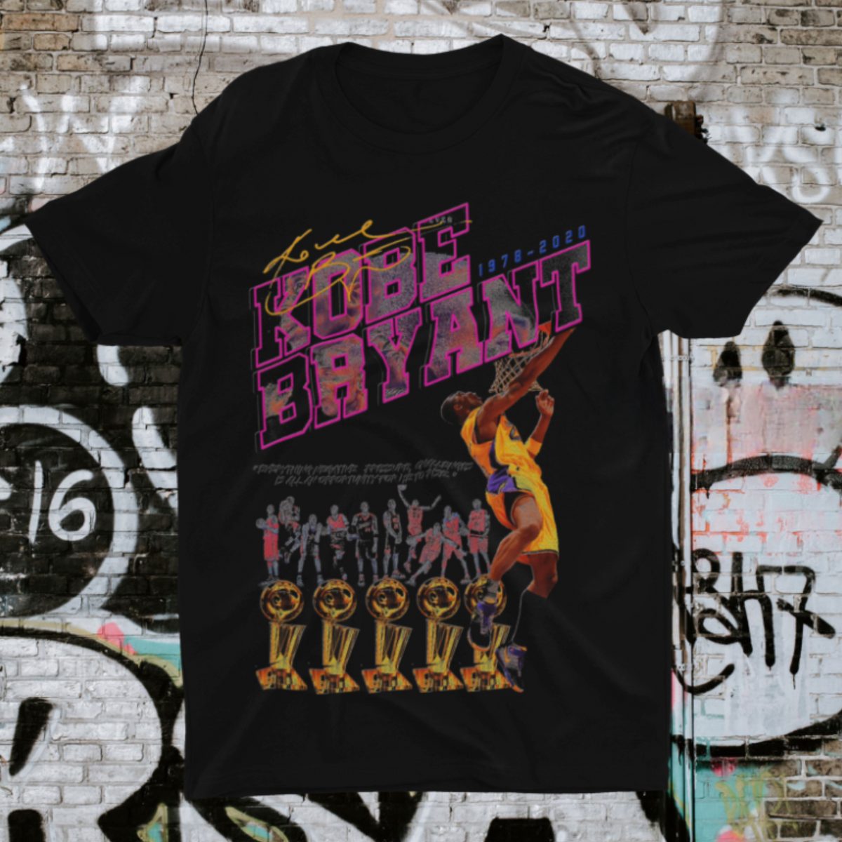 Nome do produto: Camiseta Kobe Bryant (1978 - 2020) - Edição Especial V2