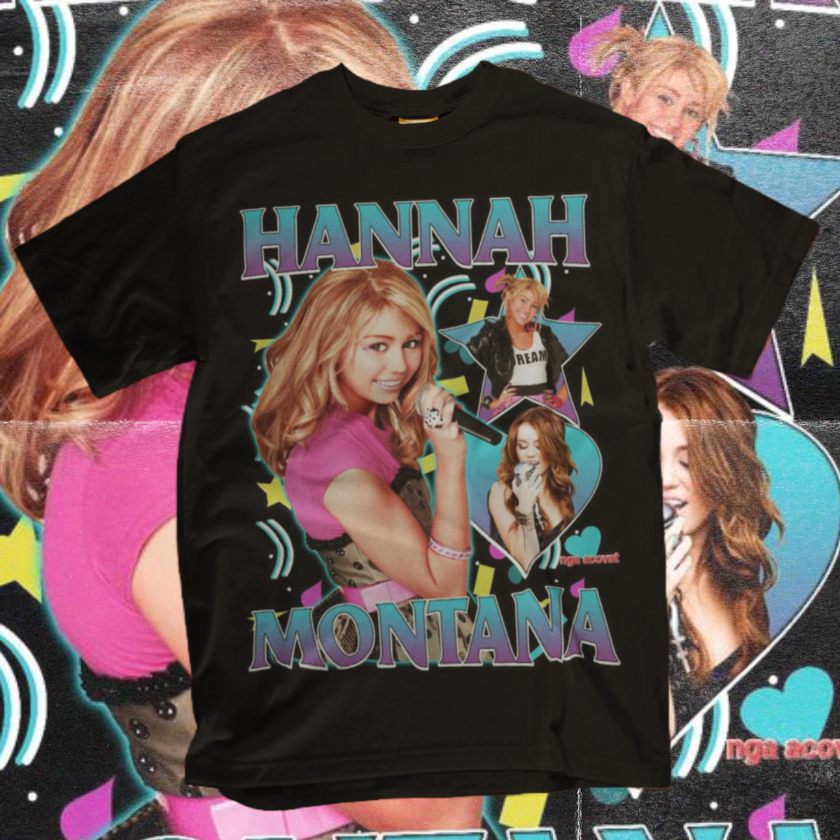Nome do produto: Camiseta Hannah Montana