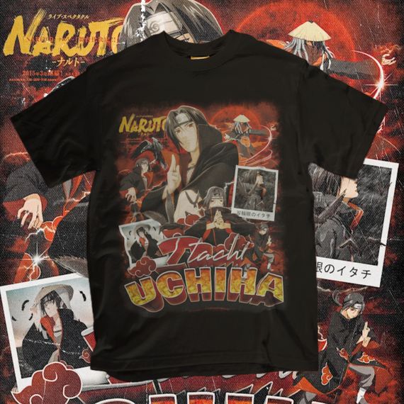 Camiseta Itachi Uchiha (Naruto)