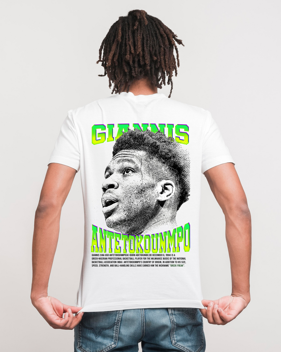 Nome do produto: Camiseta Giannis Antetokounmpo - Edição Limitada