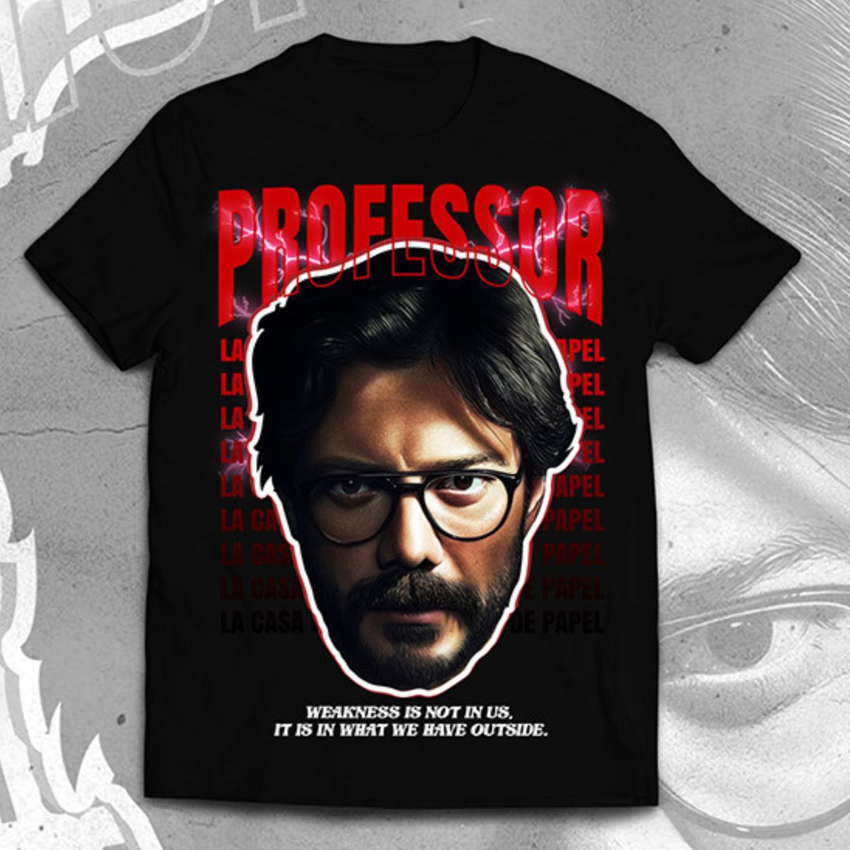 Nome do produto: Camiseta Professor - La Casa de Papel