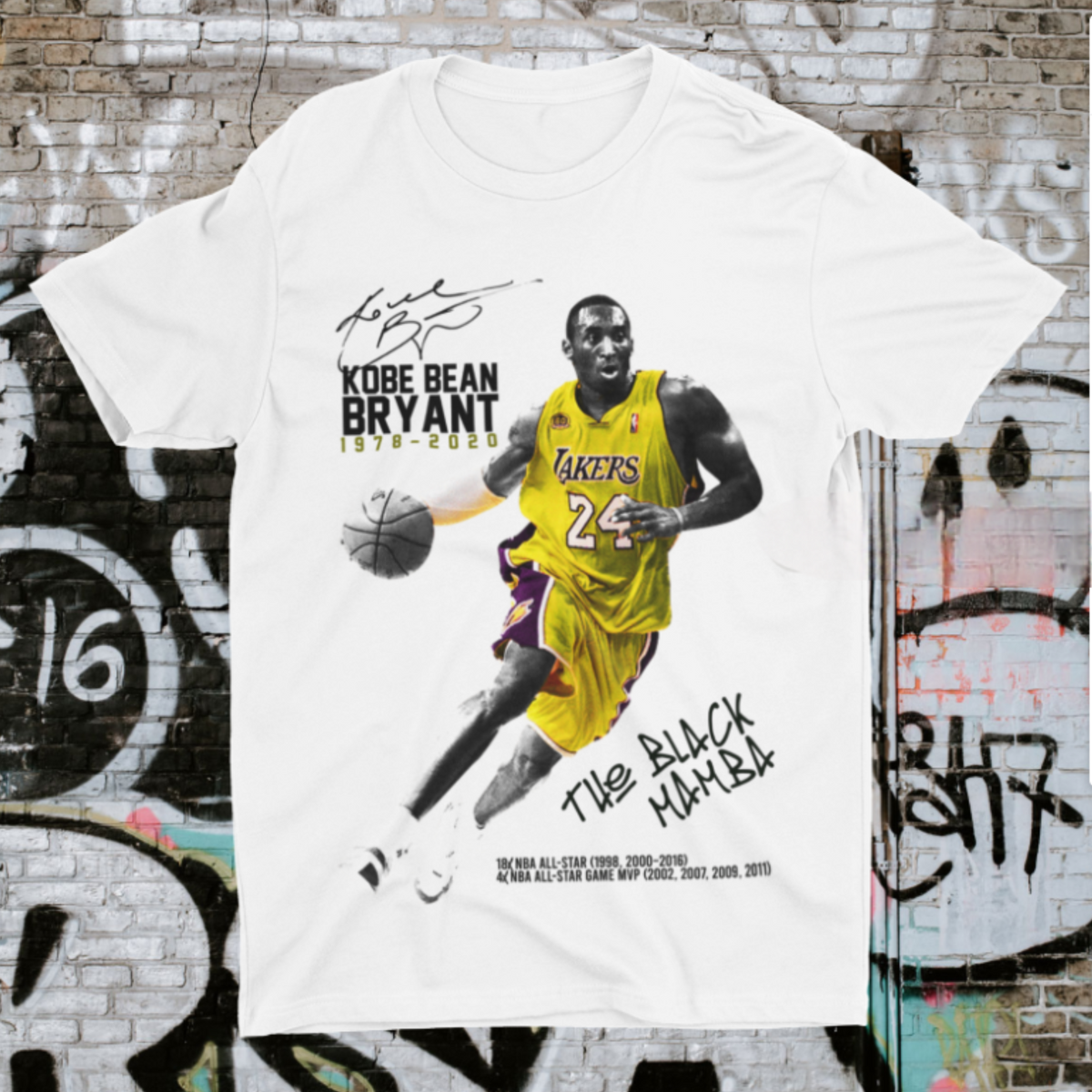 Nome do produto: Camiseta Kobe Bryant (1978 - 2020) - Edição Especial V1