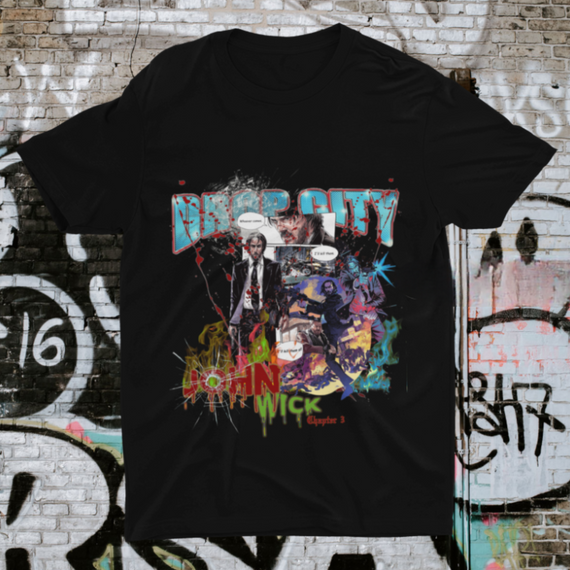 Camiseta John Wick - Drop City