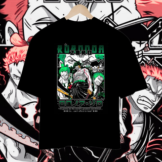 Camisa Oversized Roronoa Zoro One Piece