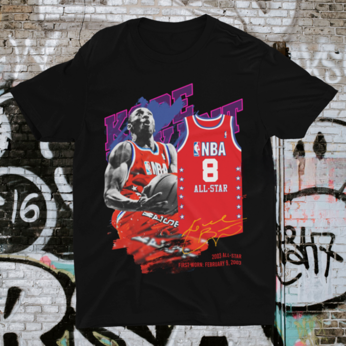Nome do produto: Camiseta Kobe Bryant 2003 - Edição Especial