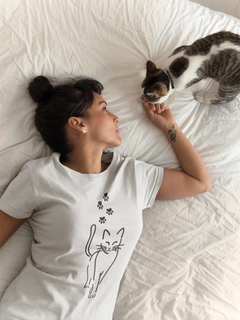 T-Shirt Minimalista Gato