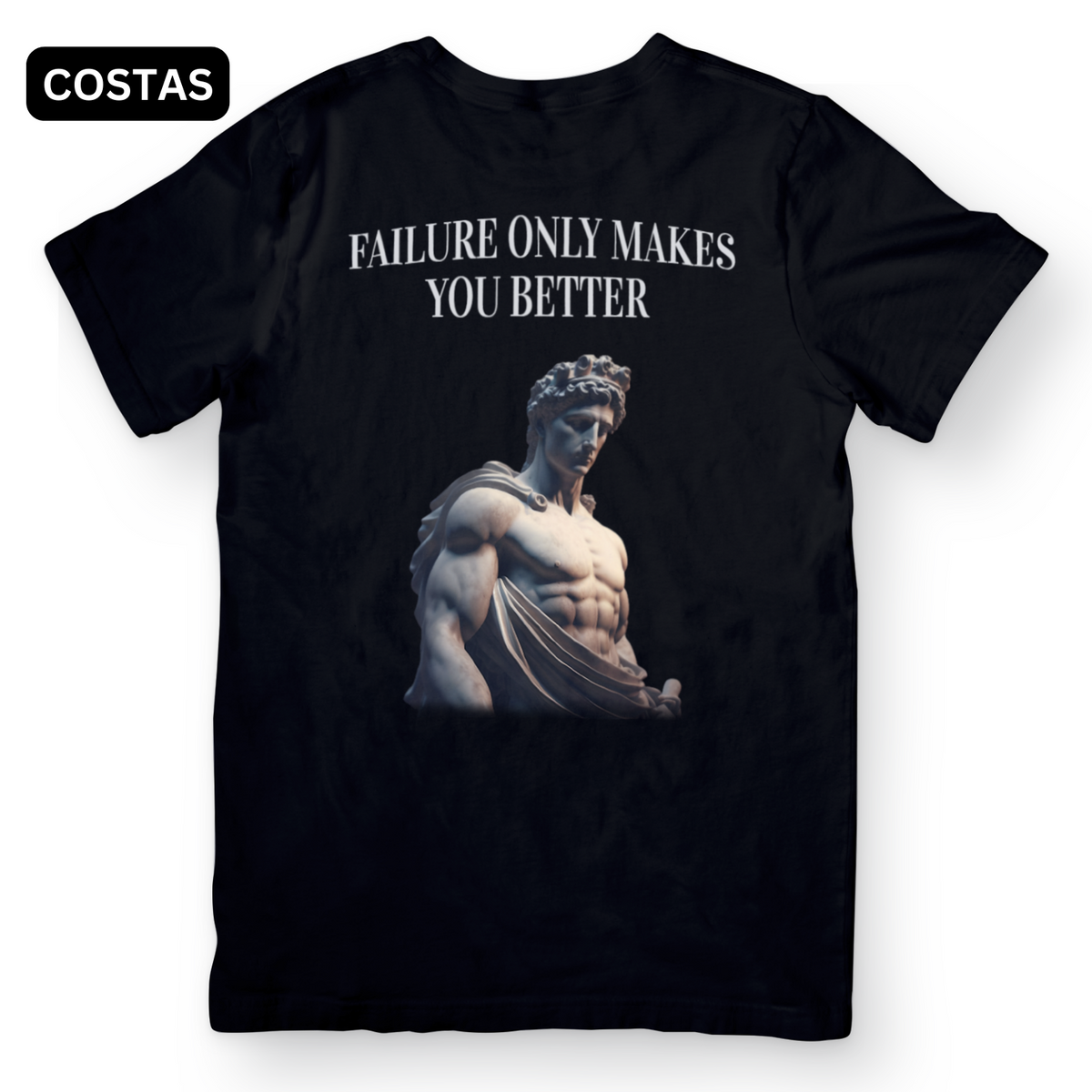 Nome do produto: Camiseta - A falha só te torna melhor