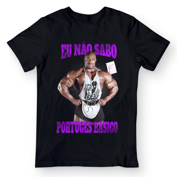 Camiseta - Eu não sabo portugês básico