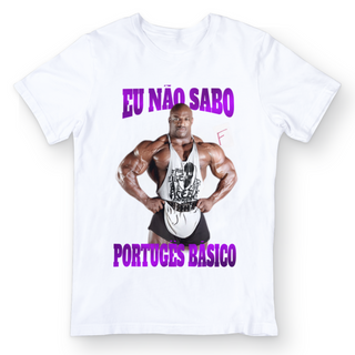 Nome do produtoCamiseta - Eu não sabo portugês básico