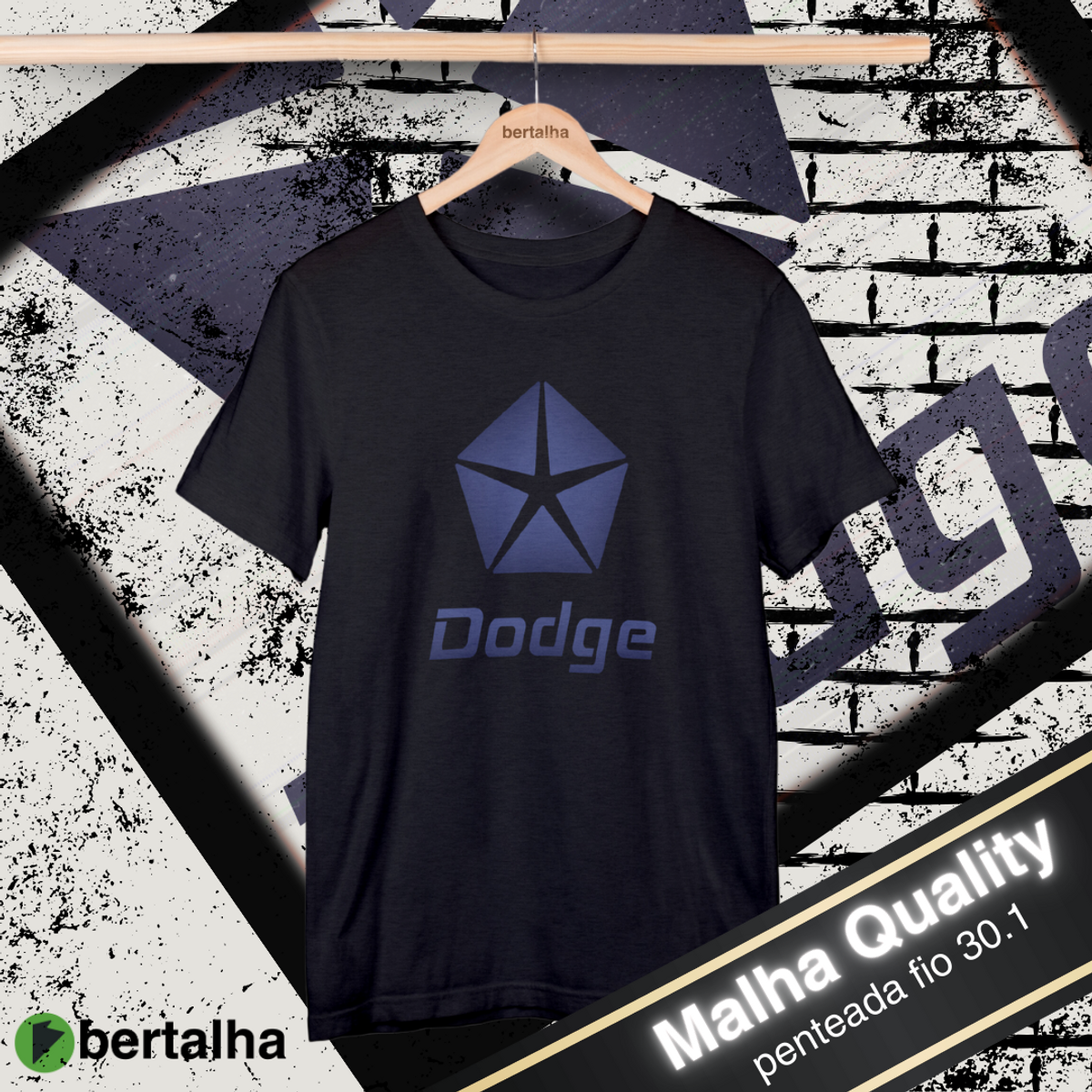 Nome do produto: Camiseta - Dodge emblema