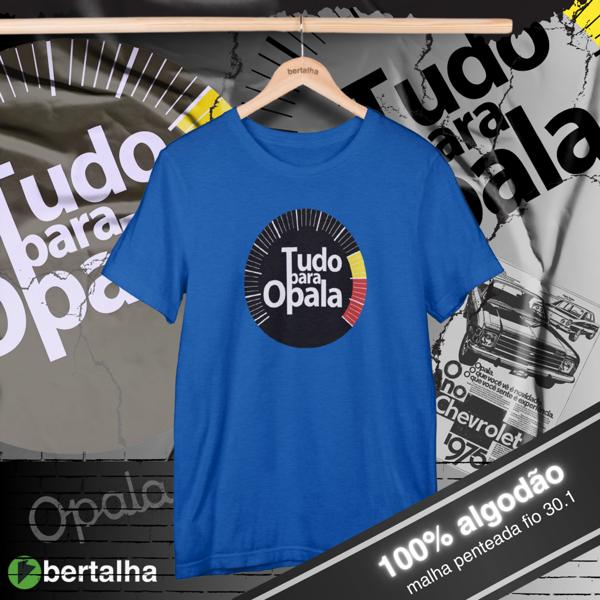 Nome do produto: Camiseta || Tudo para Opala || Logo full