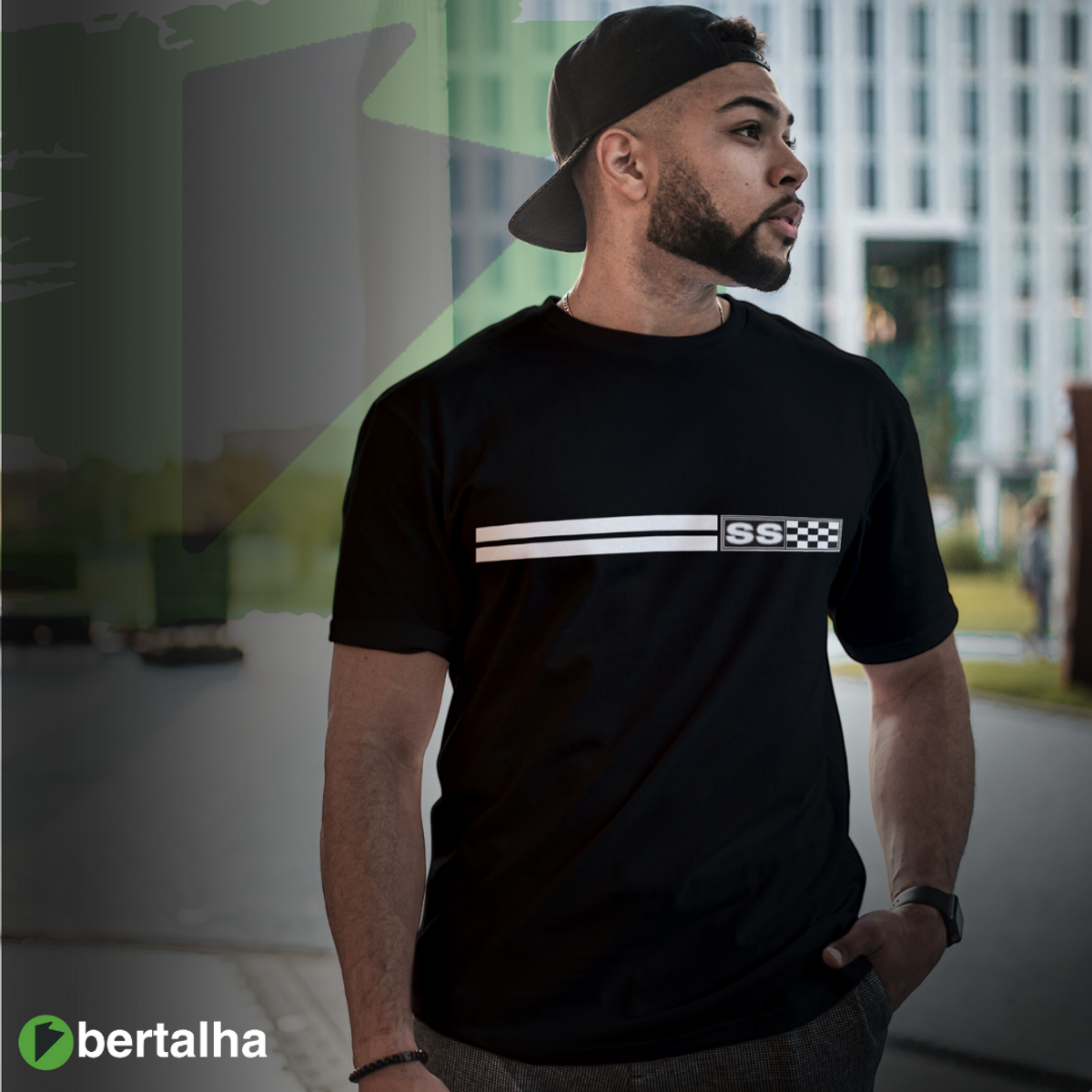 Nome do produto: Camiseta || Opala SS faixas || branca