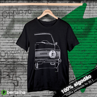 Nome do produtoCamiseta || Frente opala 70 || logo branco