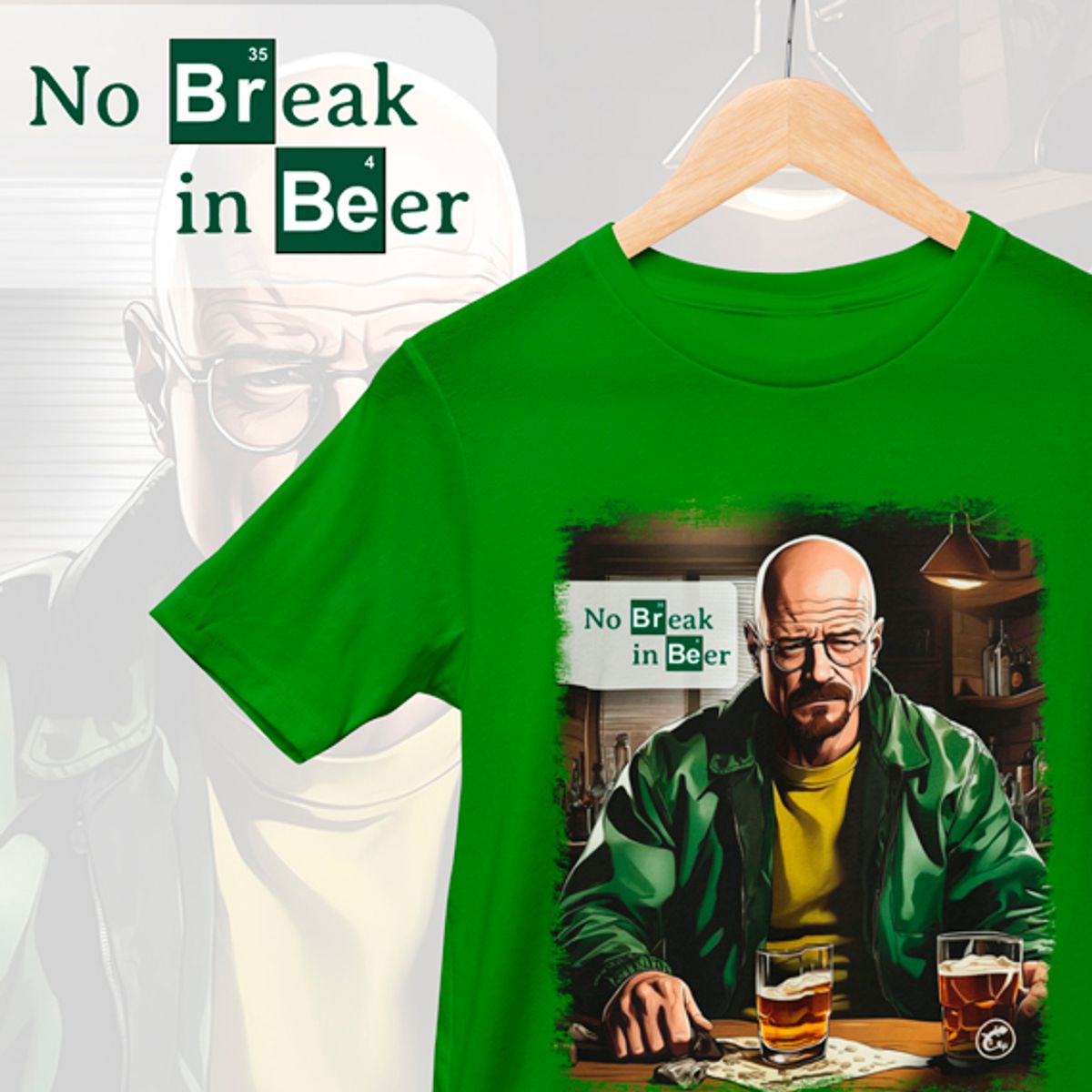 Nome do produto: Camiseta de Boteco No Break in Beer