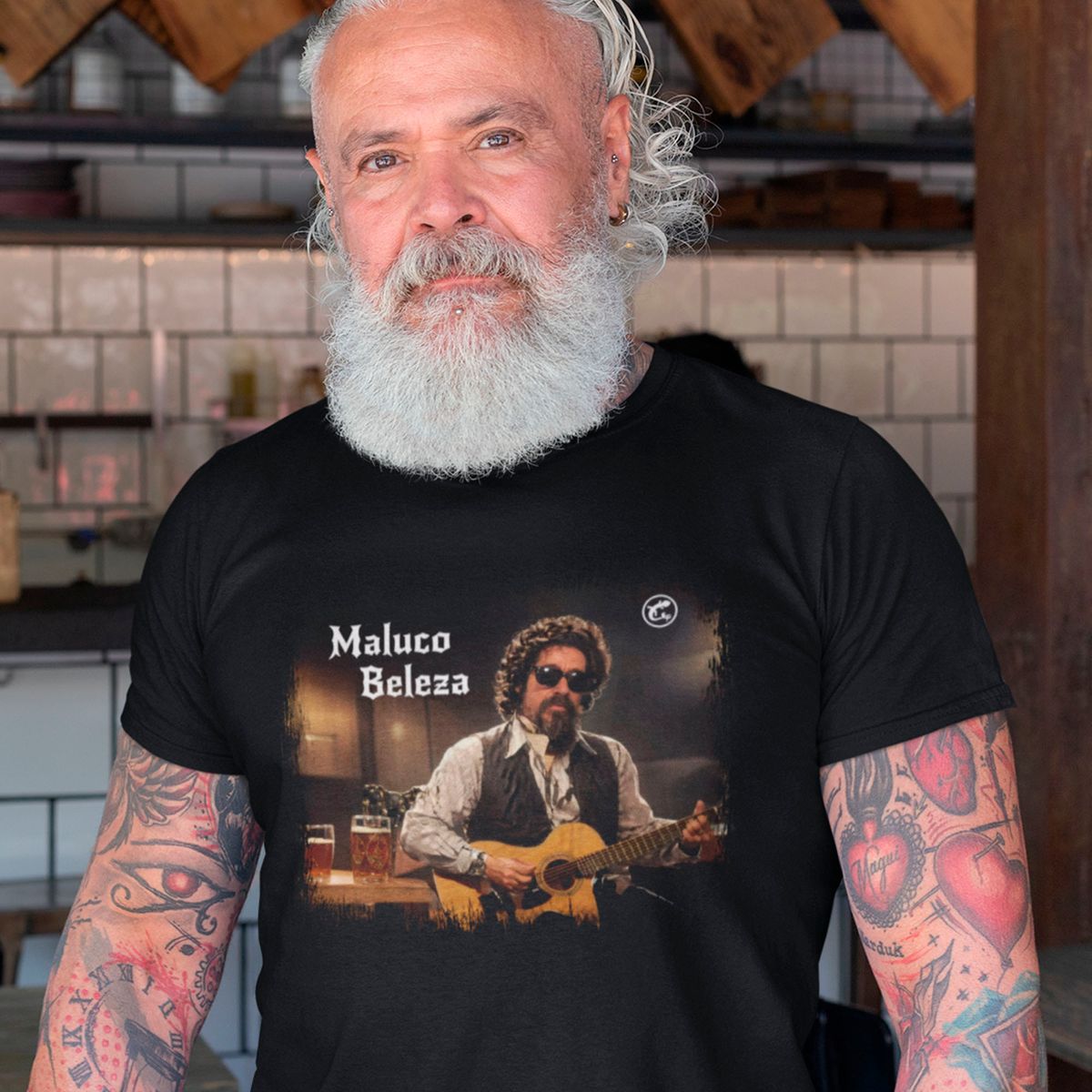 Nome do produto: Camiseta Raul Seixas - Maluco Beleza