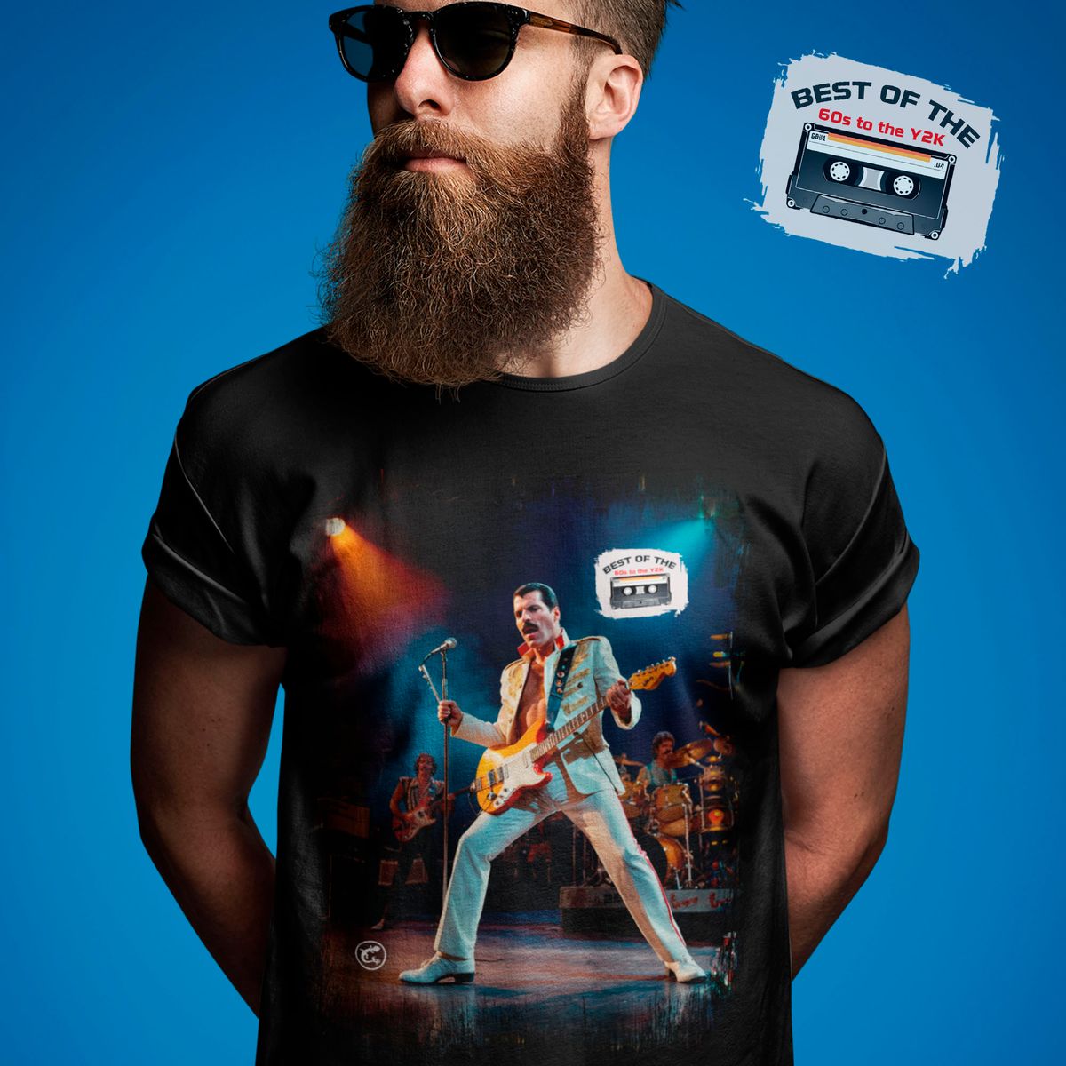 Nome do produto: Camiseta Freddie Mercury - Best of the 60s to the Y2K