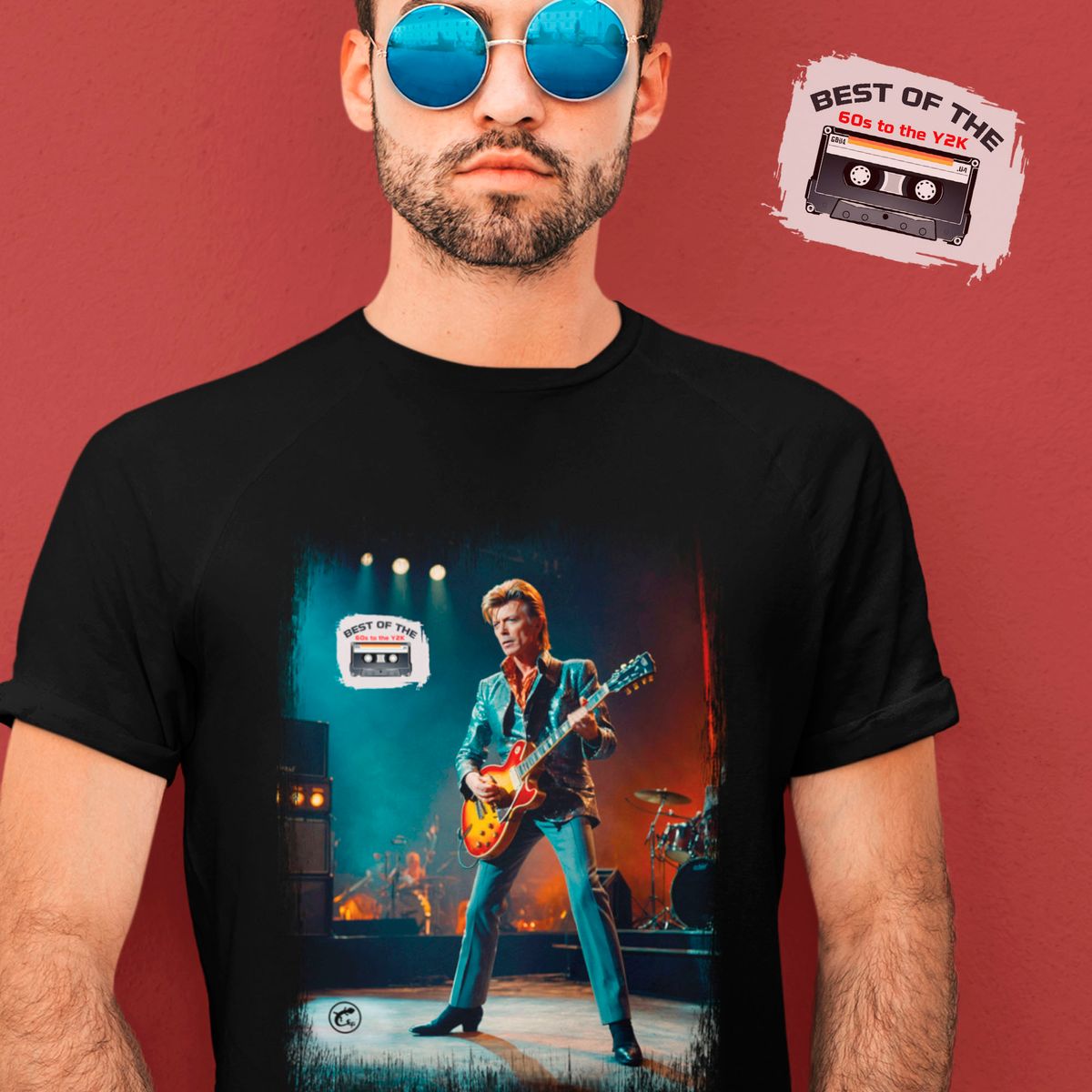 Nome do produto: Camiseta David Bowie - Best of the 60s to the Y2K