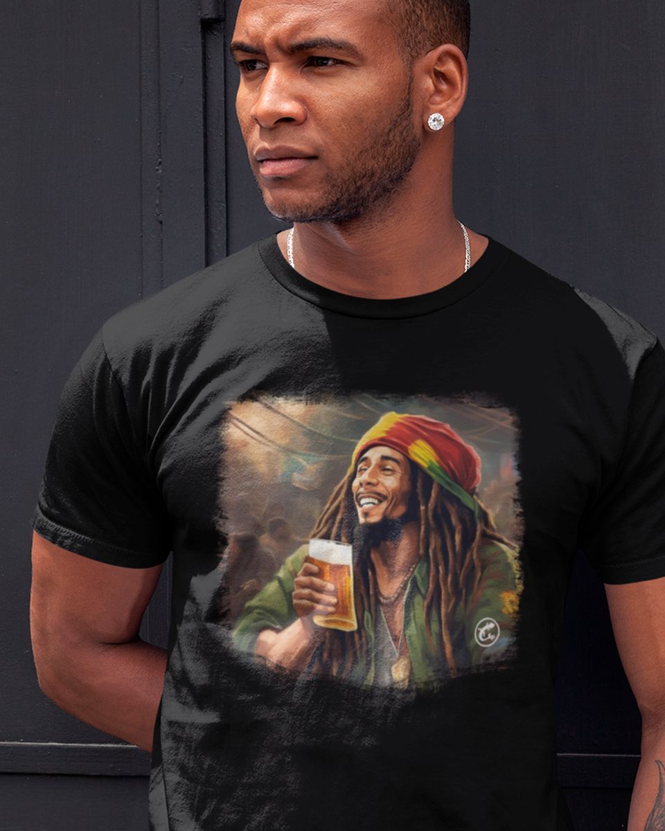 Nome do produto: Camiseta de Boteco Bob Marley V1