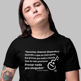 Camiseta Quase Sem Querer - Legião Urbana