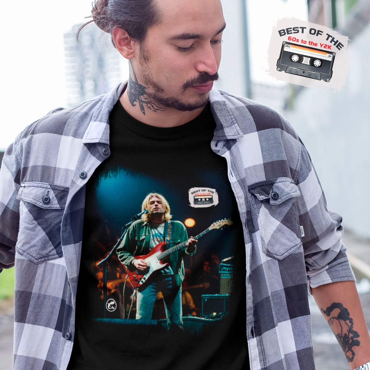 Nome do produto: Camiseta Kurt Cobain - Best of the 60s to the Y2K