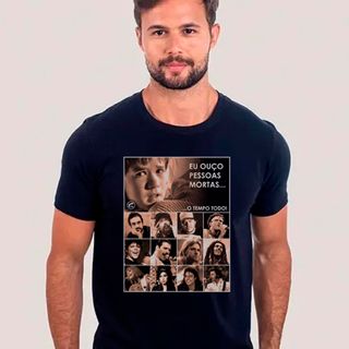 Nome do produtoCamiseta PIMA- Eu ouço pessoas mortas - Versão 01