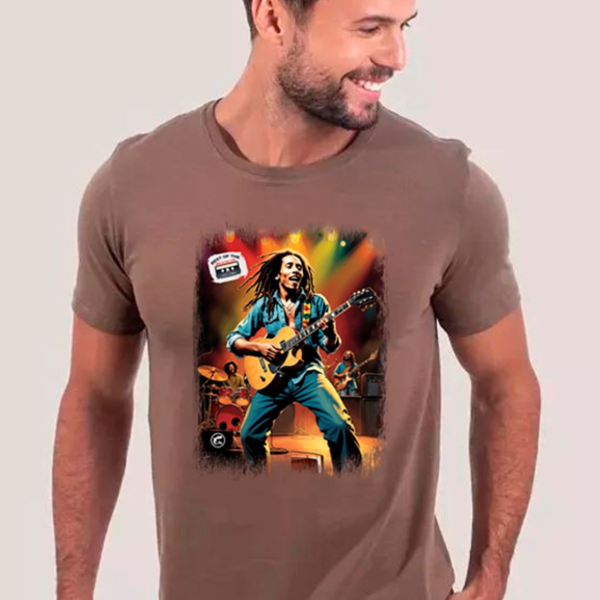 Nome do produto: Camiseta PIMA - Bob Marley