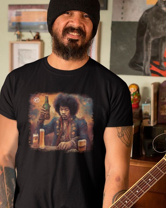 Camiseta de Boteco Jimi Hendrix