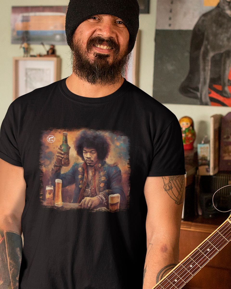 Nome do produto: Camiseta de Boteco Jimi Hendrix