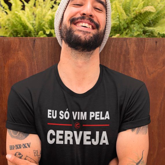 Camiseta de Buteco Eu só vim pela cerveja