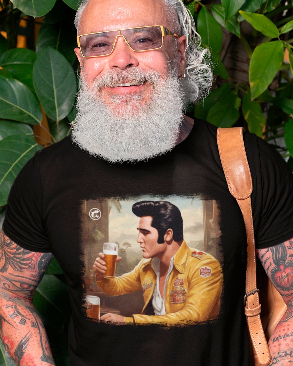 Nome do produto: Camiseta de Boteco Elvis Presley