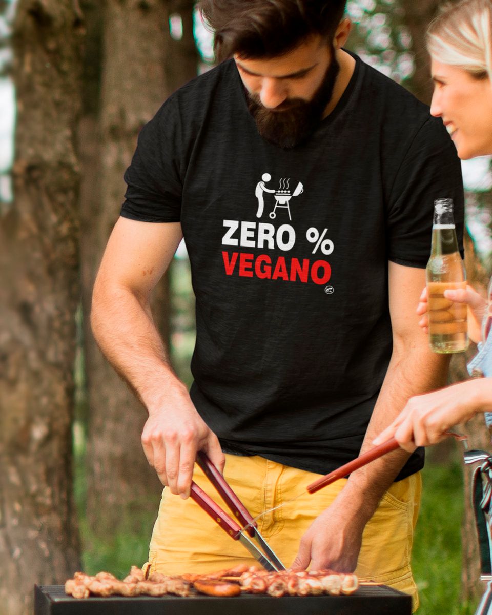 Nome do produto: Camiseta Zero por cento Vegano