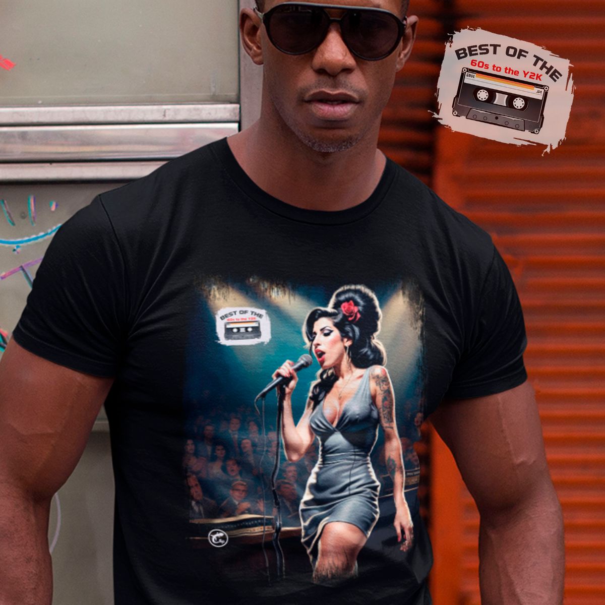 Nome do produto: Camiseta Amy Winehouse - Best of the 60s to the Y2K