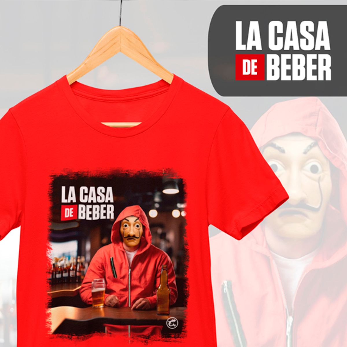 Nome do produto: Camiseta de Boteco La Casa de Beber