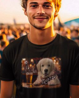 Camiseta de Boteco Golden Puppy Jack