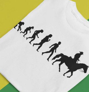 Camiseta 100% Algodão Prime: Evolução Cowboy