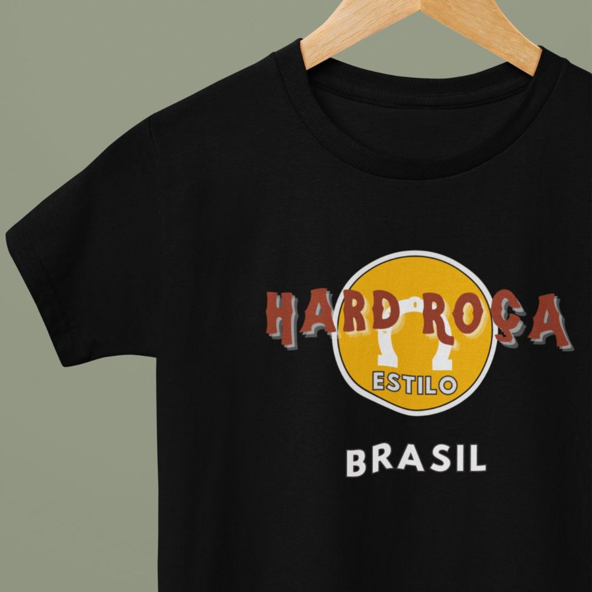 Nome do produto: Camiseta 100 % Algodão Prime: Hard Roça Estilo Brasil