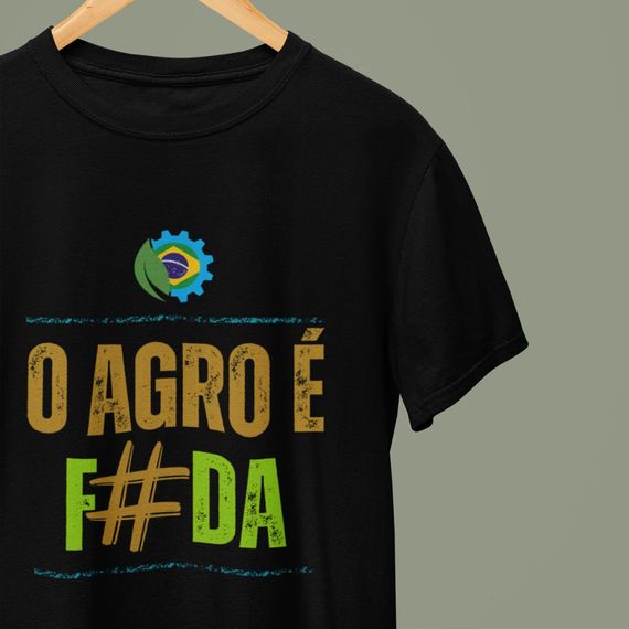 Camiseta 100% Algodão: O Agro é FD