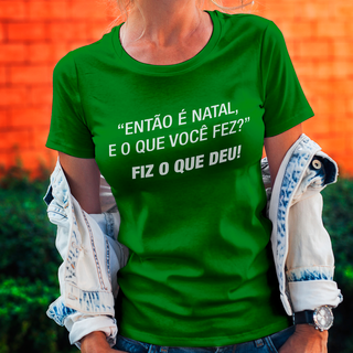 Nome do produtoCamisetas Natalinas Então é Natal