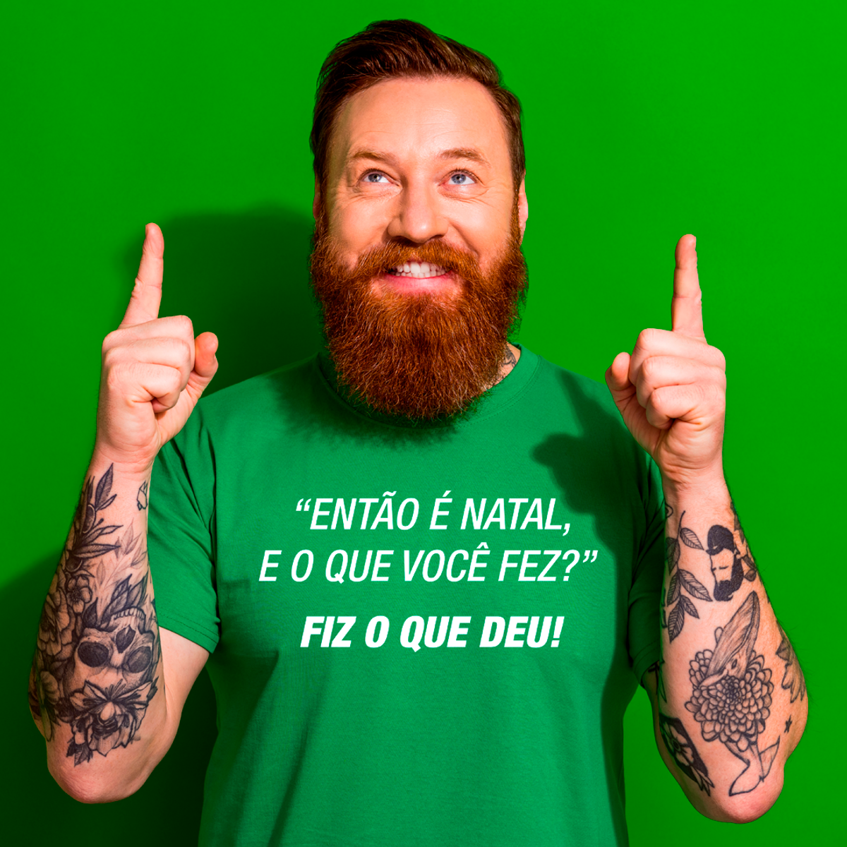 Nome do produto: Camisetas Natalinas Então é Natal